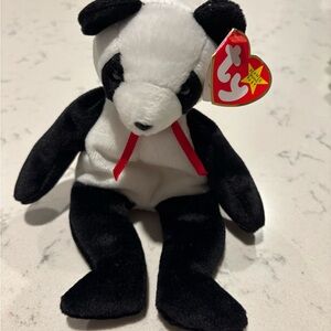 Ty Panda Plush Toy - Classic Black and White